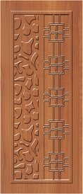 Premium WPC 2D Doors (A2D-16) Price | WPC Decorative Doors