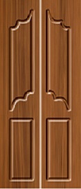 Premium Moulded Double Doors (AKS-107) | Moulded Wooden Doors