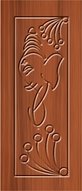 Premium Pooja Doors (AKS-307) | Plywood Pooja Doors