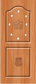 Premium Pooja Doors (AKS-309) | Wooden Pooja Room Door Designs