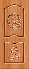 Premium Pooja Doors (AKS-318) | Plywood Pooja Room Doors