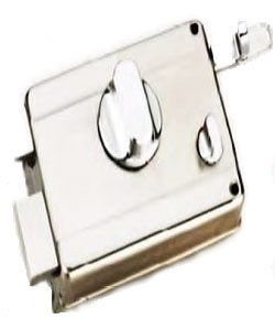 Rim Door Lock with Knob & Key (DH142) 60mm | Rim Knobs